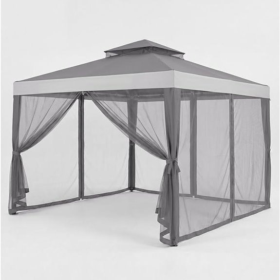15 Best Gazebos for Backyards in 2026 13 10x10 canopy with netting