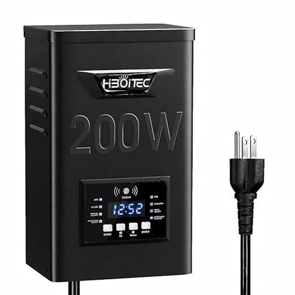 9 Best Outdoor Lighting Transformers for 2026 8 200w low voltage transformer with photocell