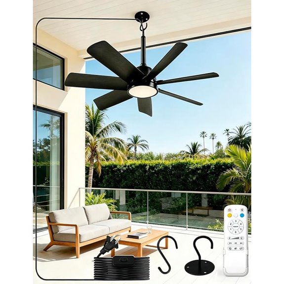 10 Best Outdoor Ceiling Fans With Lighting for 2026 7 28 inch outdoor ceiling fan with lights