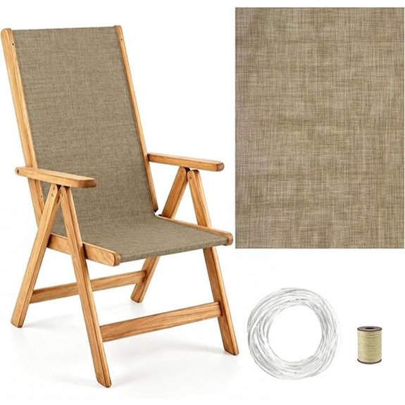 15 Best Material for Outdoor Furniture in 2026 11 55 x 79 textilene chair fabric set