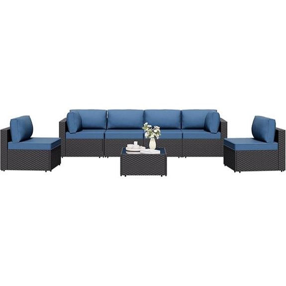 7 Best Patio Furniture Deals for 2026 (Save Big) 3 7 piece outdoor wicker sectional
