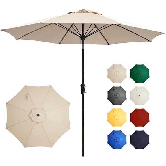 5 Best Patio Umbrella Brands for 2026 5 9ft beige outdoor umbrella