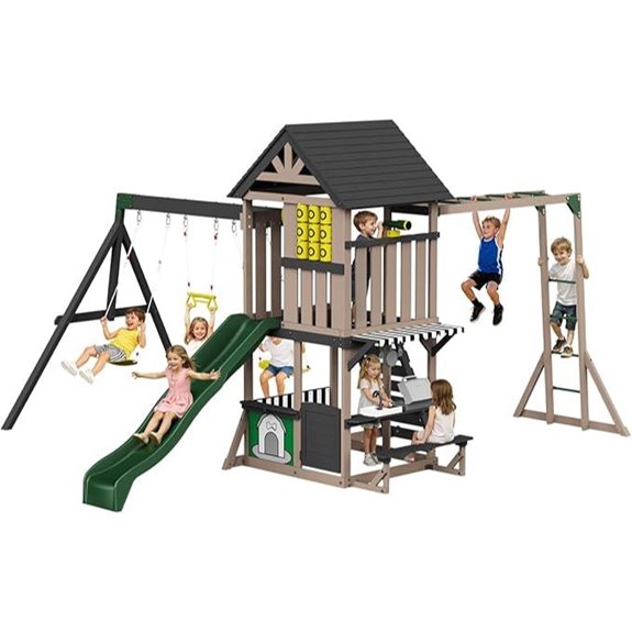 10 Best Rated Backyard Playsets for 2026 10 albott 11 in 1 playset details
