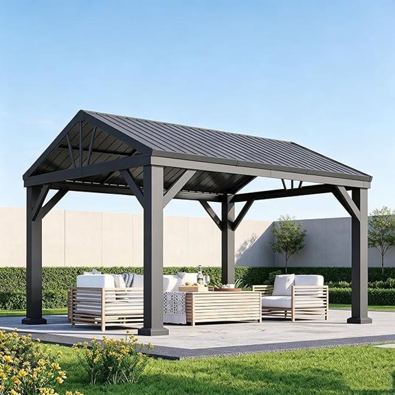 5 Best Gazebos for Heavy Snow in 2026 (Built Strong) 4 alien sounding brand name aoxun 10