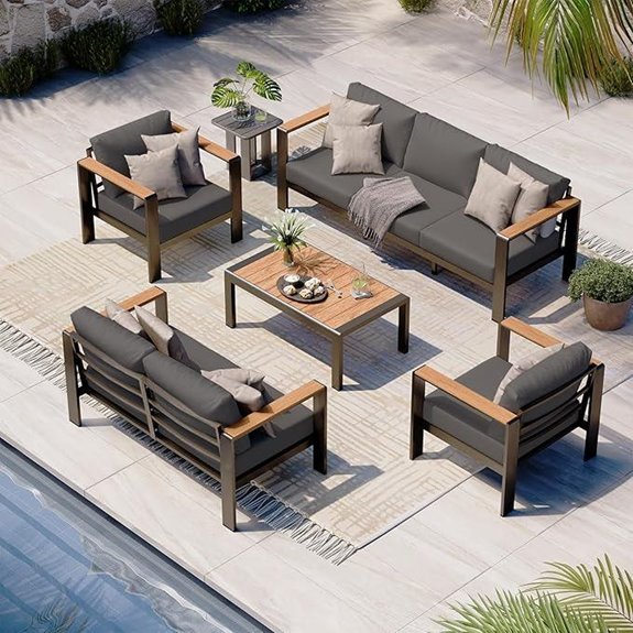 5 Best Outdoor Furniture Brands for 2026 3 aluminum outdoor patio set