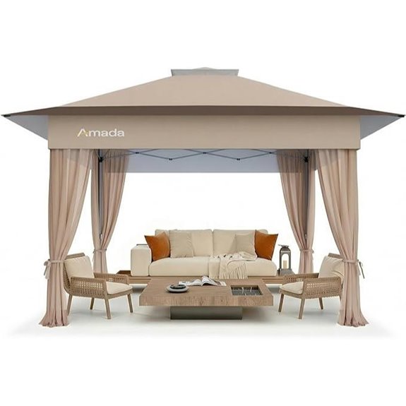 15 Best Gazebos for Backyards in 2026 6 amada 13x13 gazebo with mosquito net