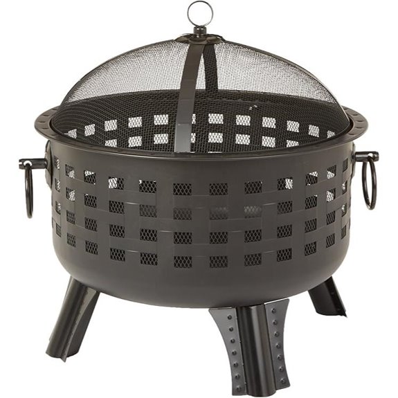 10 Best Wood Burning Fire Pits for 2026 3 amazon basics fire pit round steel lattice