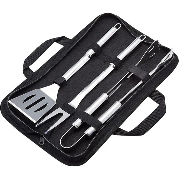 5 Best BBQ Tool Sets With Cases for 2026 5 amazon basics grill tool set