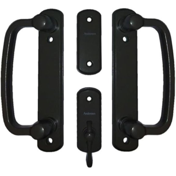 10 Best Patio Door Brands for 2026 1 andersen albany black hardware set
