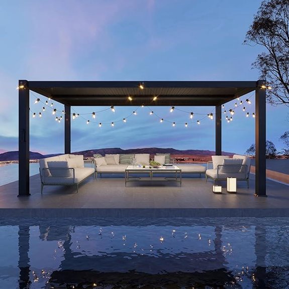 7 Best Louvered Pergolas for 2026 7 aoxun 10 four word phrase