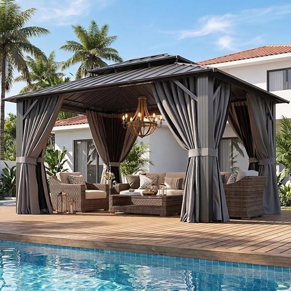 14 Best Gazebos for High Winds in 2026 1 aoxun 10x12 gazebo