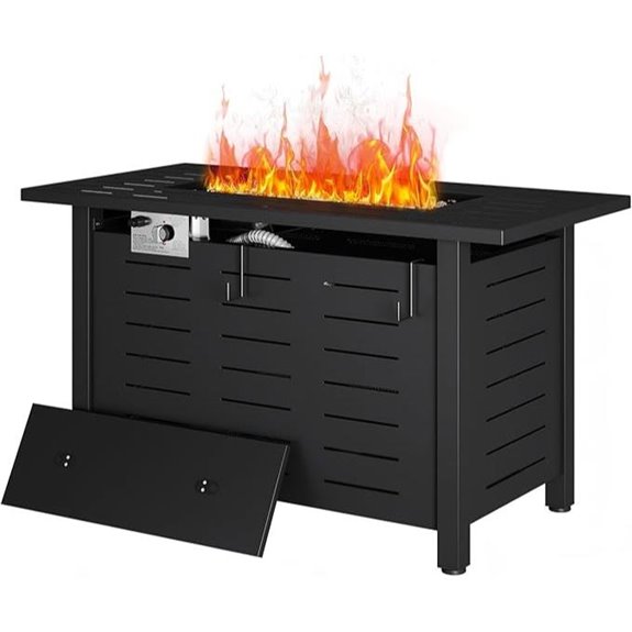 10 Best Gas Outdoor Fireplaces for 2026 9 aoxun 41 inch propane table