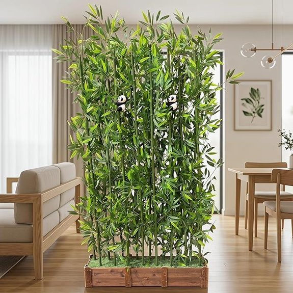 10 Best Plants for Privacy Screens in 2026 6 artificial bamboo privacy screen 6ft tall
