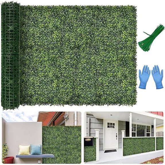 10 Best Plants for Privacy Screens in 2026 5 artificial boxwood backdrop privacy screen
