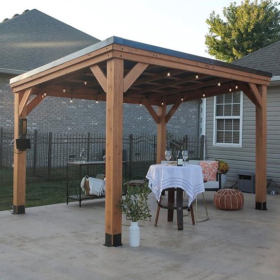 5 Best Gazebos for Heavy Snow in 2026 (Built Strong) 2 backyard discovery cedar gazebo