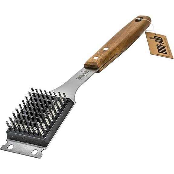 10 Best BBQ Cleaning Tools for 2026 6 bbq grill brush with wood handle