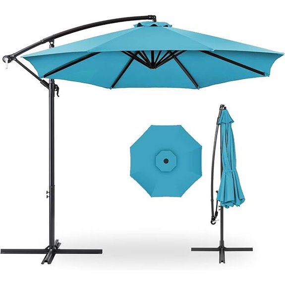 7 Best Cantilever Patio Umbrellas for 2026 2 best choice patio umbrella blue