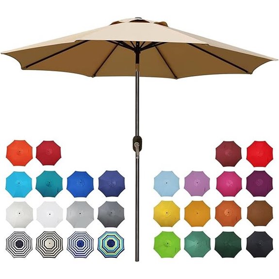 5 Best Patio Umbrella Brands for 2026 1 blissun 9 four words blissun model number nine