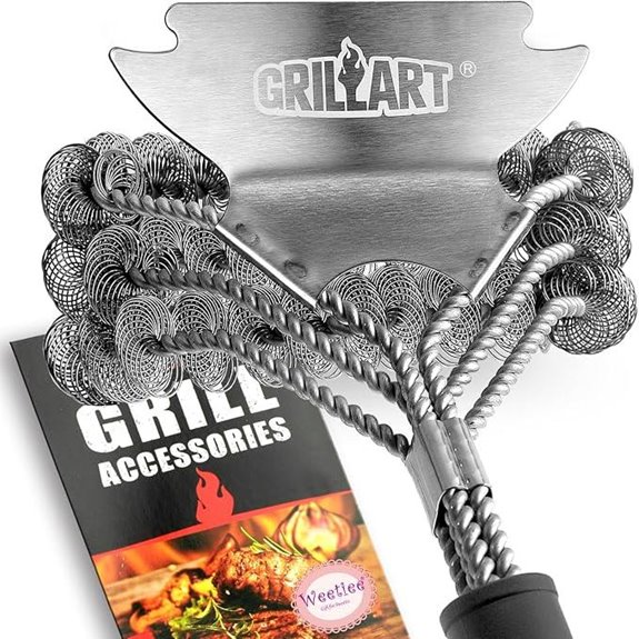 10 Best BBQ Cleaning Tools for 2026 4 bristle free grill brush scraper