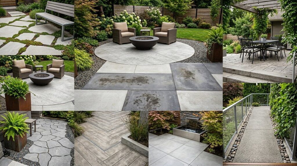 budget friendly concrete patio ideas that look expensive