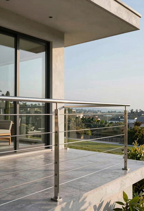 5 Types of Deck Railing for Your Home 4 cable vs glass view preservation trade offs