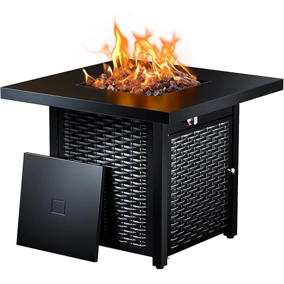 10 Best Fire Pits for Decks in 2026 1 ciays 28 inch propane firepit table