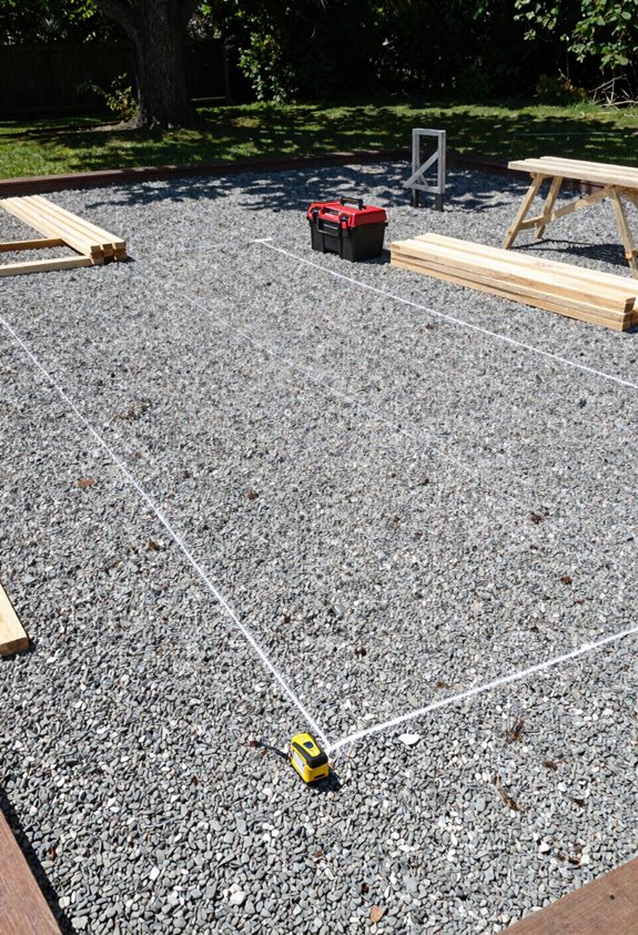 How to Build a DIY Lean-To Gazebo 1 clear level gazebo foundation plan