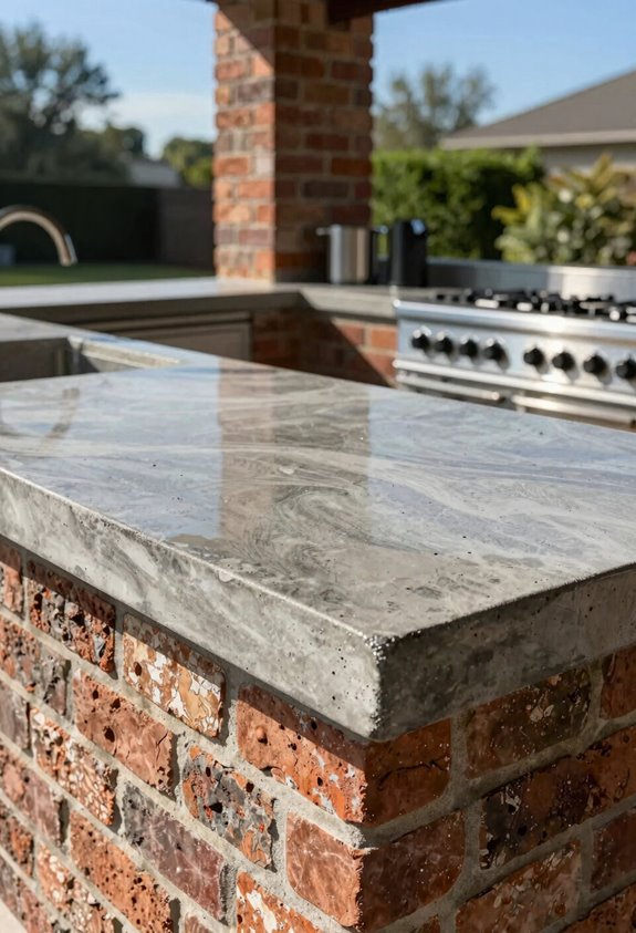 7 Best Countertop Materials for Outdoor Kitchens (2026 Guide) 5 concrete outdoor countertops demand tailored care