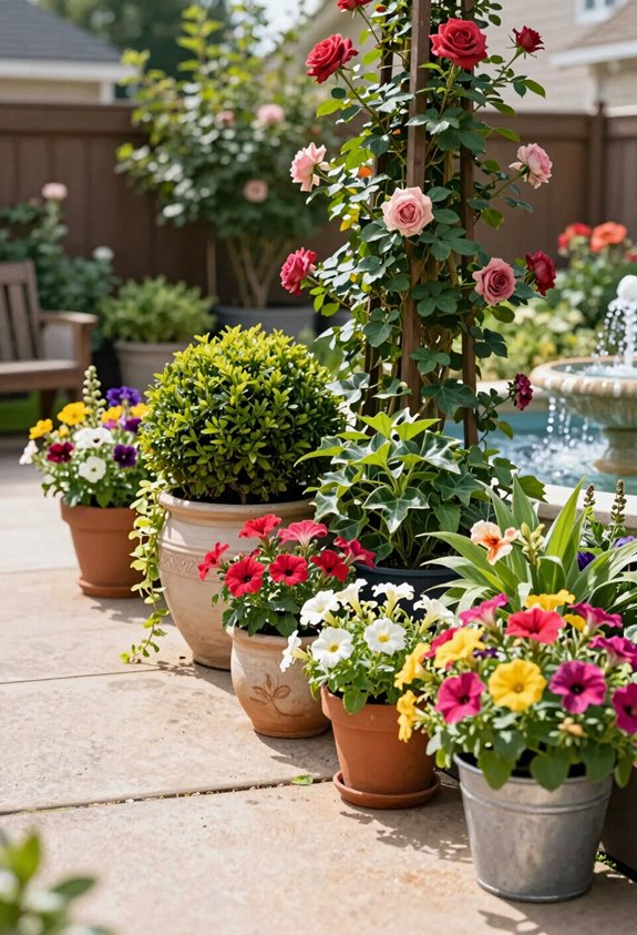 7 Easy Backyard Landscaping Ideas for Instant Curb Appeal 1 container gardens for instant color