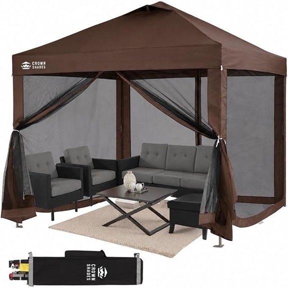 14 Best Gazebos for High Winds in 2026 14 crown shades 10x10 pop up