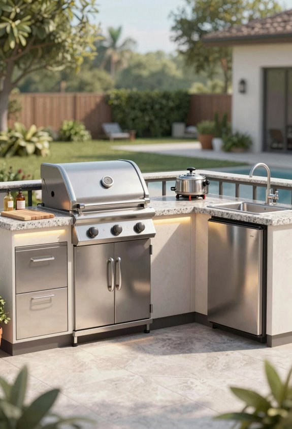 Can You Put an Outdoor Kitchen on a Deck? 1 deck load rating warning verify joists