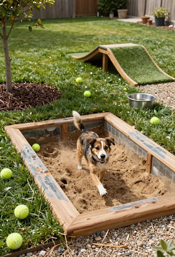 3 Dog Friendly Backyard Ideas Your Pup Will Love 2 dig zone 4x4 sand toys