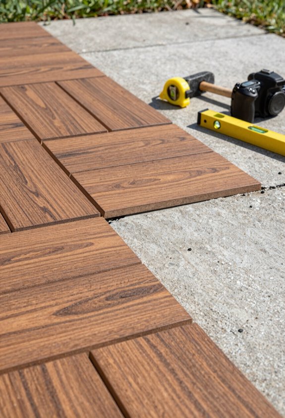 7 Best Do It Yourself Patio Kits for Easy Backyard Upgrades 4 diy interlocking tile patio upgrade