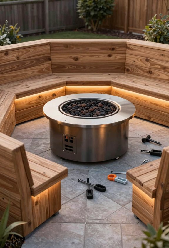 7 Best Do It Yourself Patio Kits for Easy Backyard Upgrades 6 diy stone fire pit seating