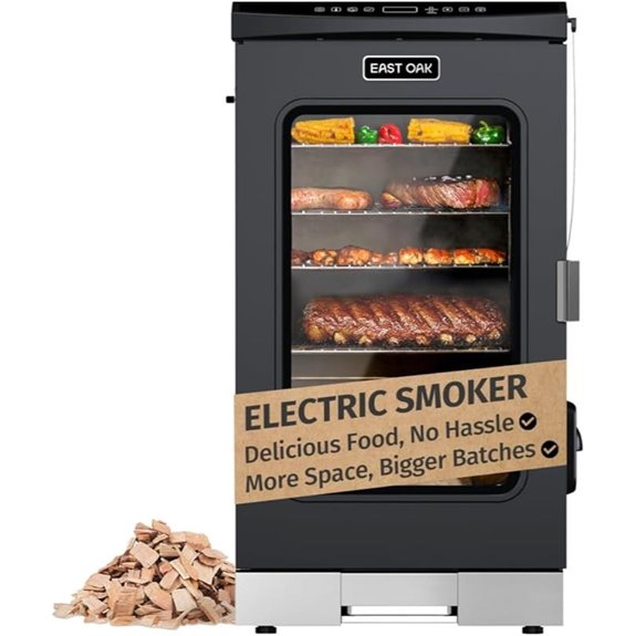 7 Best Beginner BBQ Smokers for 2026 5 east oak 30 electric smoker with probe