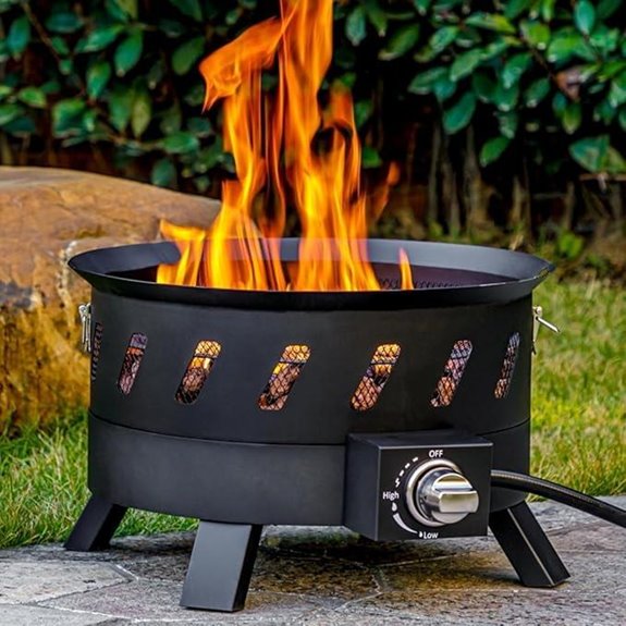 10 Best Propane Fire Pits for Camping in 2026 4 econook 17 3 portable propane fire pit bowl