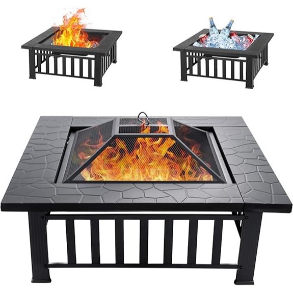 15 Best Outdoor Fire Pits for 2026 (Cozy Nights Guaranteed) 6 econook 32 square firepit table