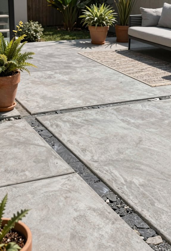 7 Concrete Patio Ideas on a Budget That Actually Look Expensive 7 expandable concrete patio in phases