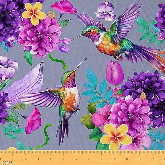 15 Best Material for Outdoor Furniture in 2026 6 feelyou hummingbird floral fabric