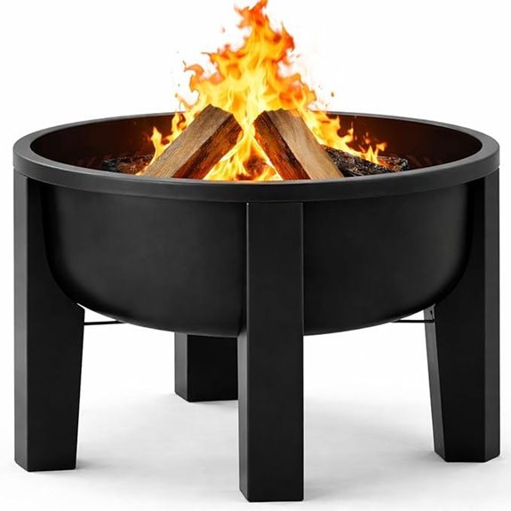 10 Best Fire Pits for Covered Patios in 2026 4 fire chief wood burning fire pit