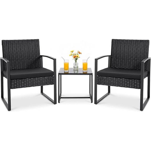 15 Best Affordable Outdoor Furniture for 2026 7 flamaker 3 piece wicker set