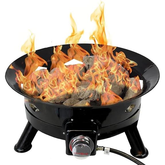 10 Best Propane Fire Pits for Camping in 2026 2 flame king 24 smokeless fire pit