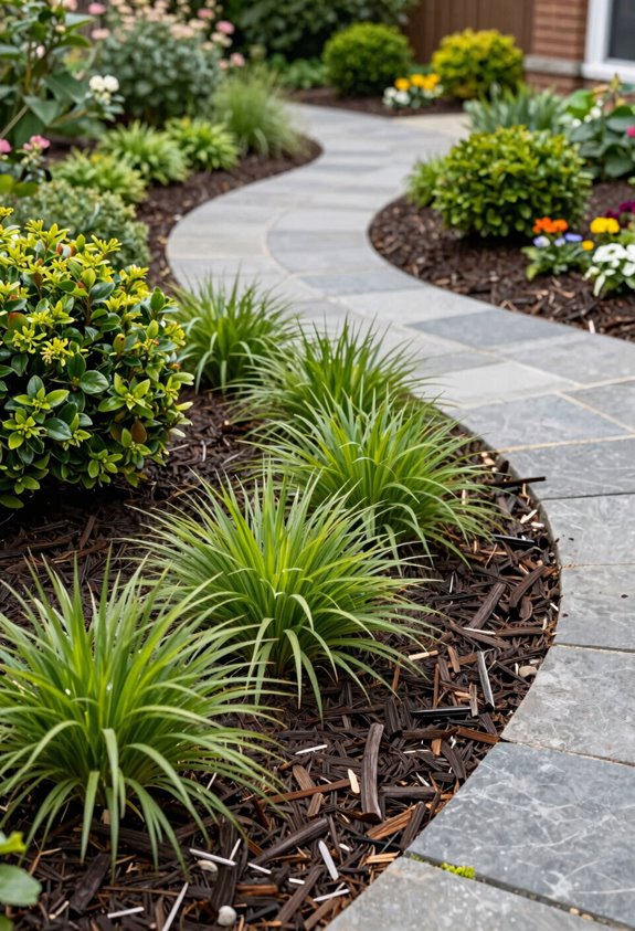 7 Easy Backyard Landscaping Ideas for Instant Curb Appeal 2 four inch trenches mulch refreshed beds