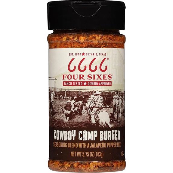 15 Best Burger Seasoning for Grilling in 2026 10 four sixes cowboy camp burger seasoning