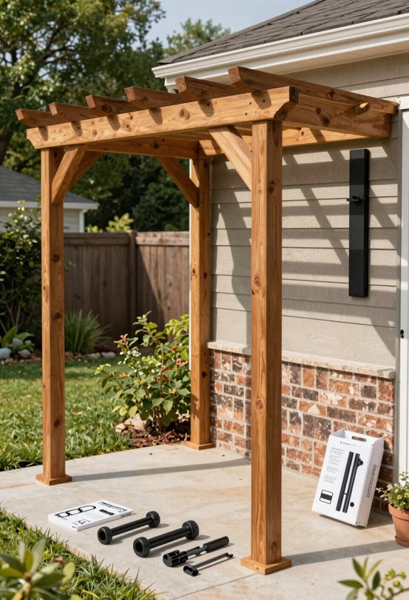 5 Best Do It Yourself Pergola Kits for Your Backyard 1 freestanding vs wall mount considerations