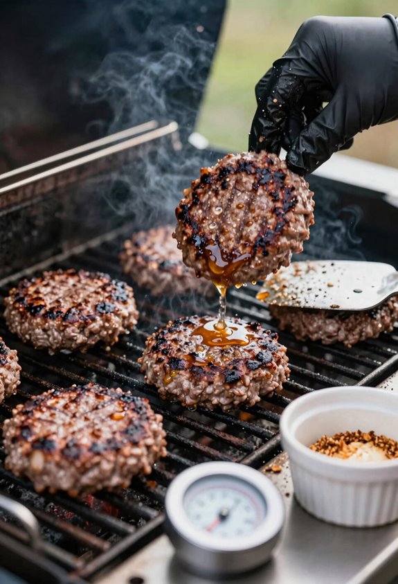 7 Steps to Grill Frozen Burgers Perfectly Every Time 4 frozen patties flipped every 6 8 minutes