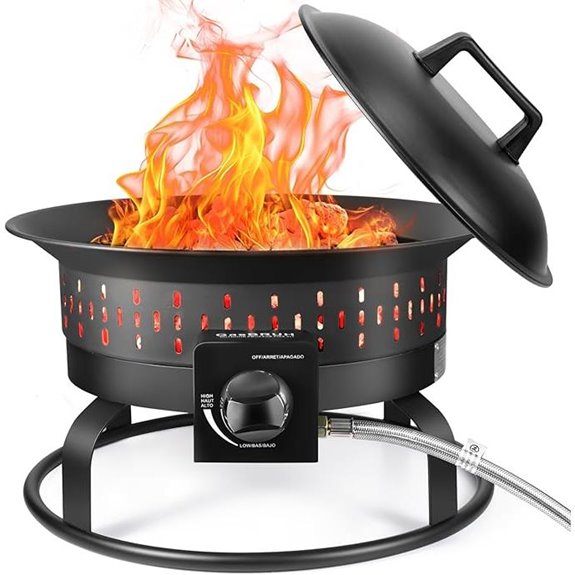 10 Best Fire Pit Brands for 2026 (Cozy Nights Await) 8 gas bruh 19 inch 60 000 btu