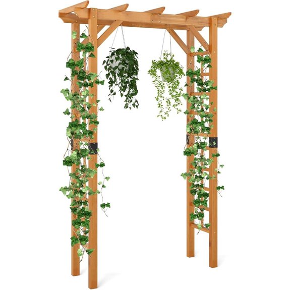 10 Best Wood for Pergola in 2026 10 giantex 7ft wood arbor