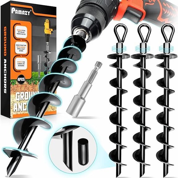 7 Best Concrete Anchors for Gazebos in 2026 5 ground anchors screw in kit