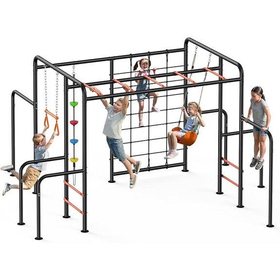 10 Best Rated Backyard Playsets for 2026 5 hapfan 5 in 1 jungle gym